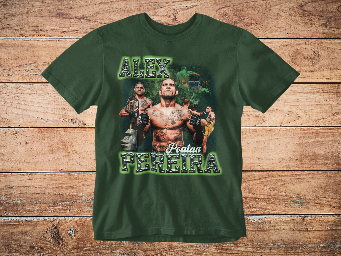 Alex Pereira Graphic Tee Shirt