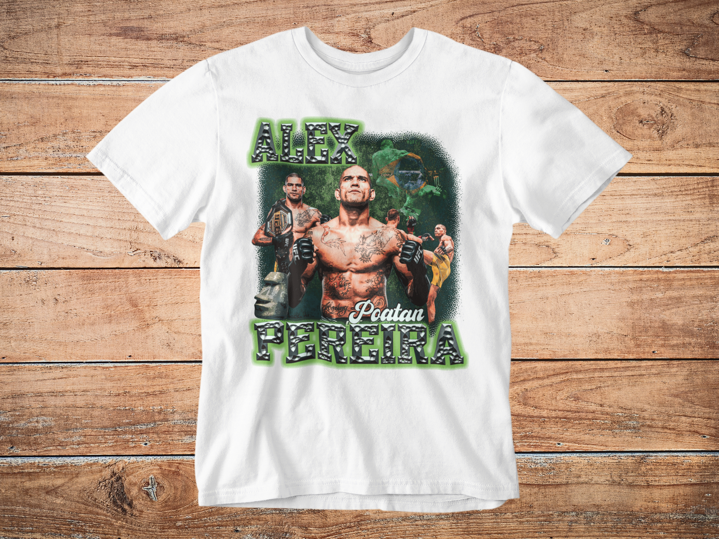 Alex Pereira Graphic Tee Shirt