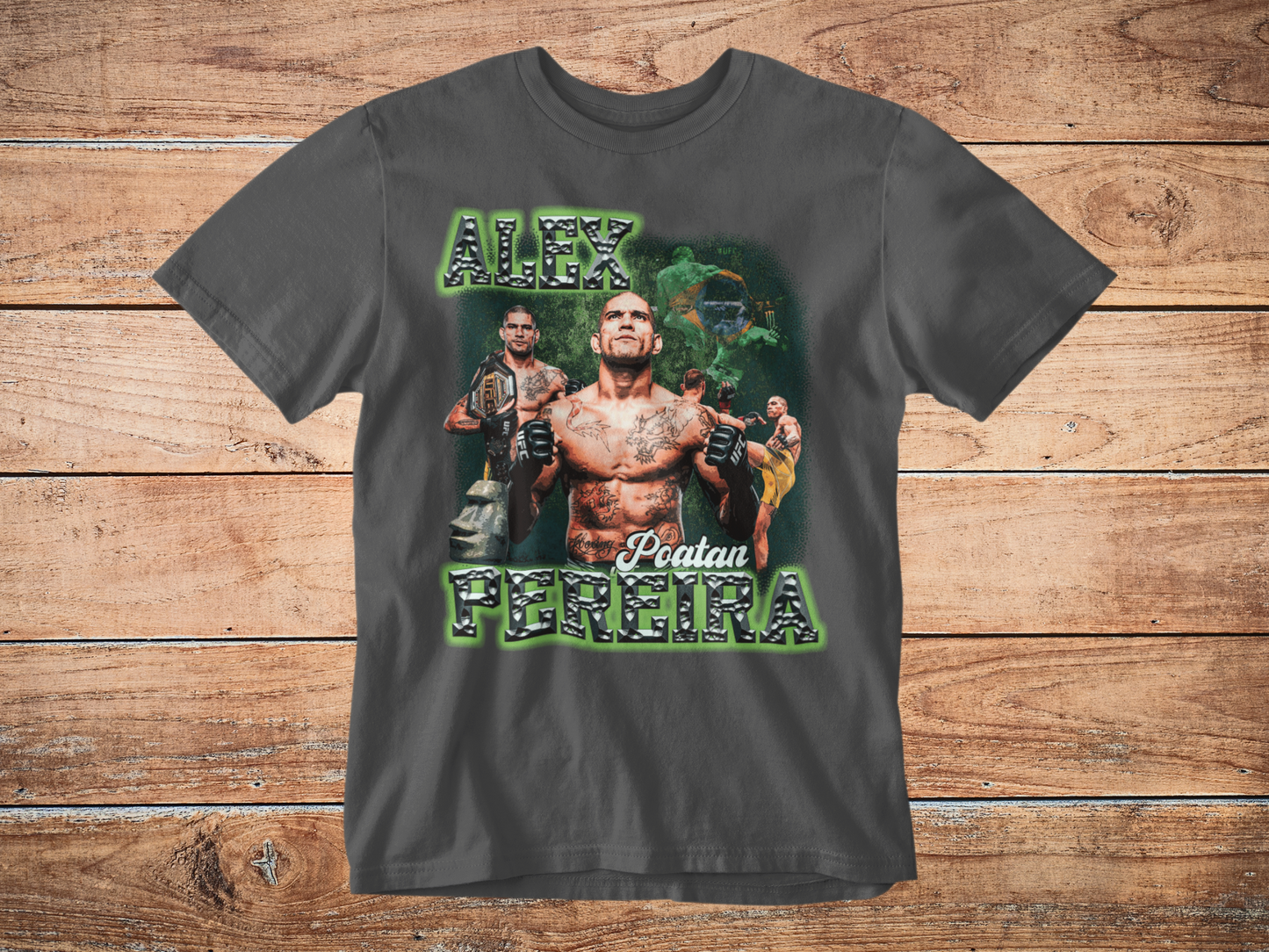 Alex Pereira Graphic Tee Shirt