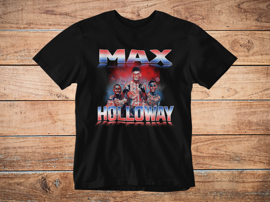 Max Holloway Vintage Graphic Tee Shirt