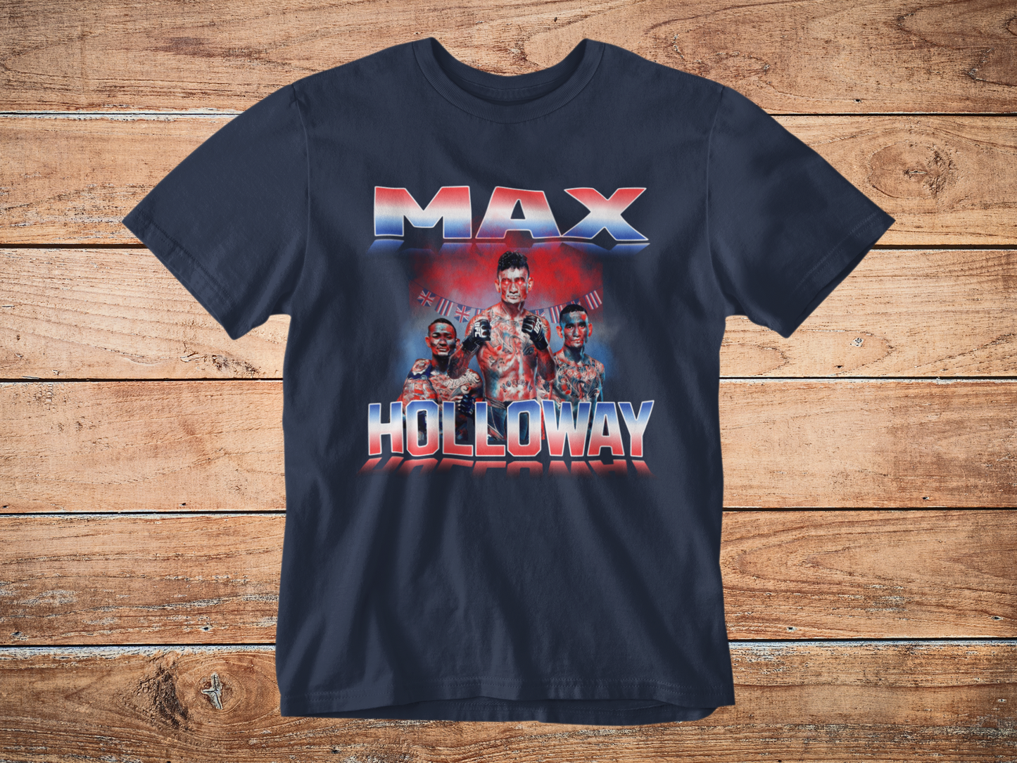 Max Holloway Vintage Graphic Tee Shirt