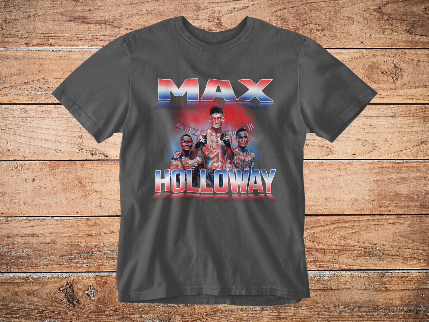 Max Holloway Vintage Graphic Tee Shirt