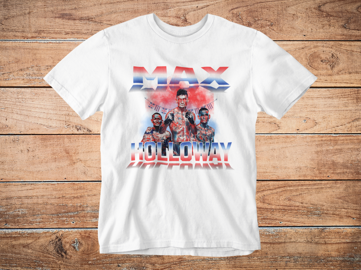 Max Holloway Vintage Graphic Tee Shirt