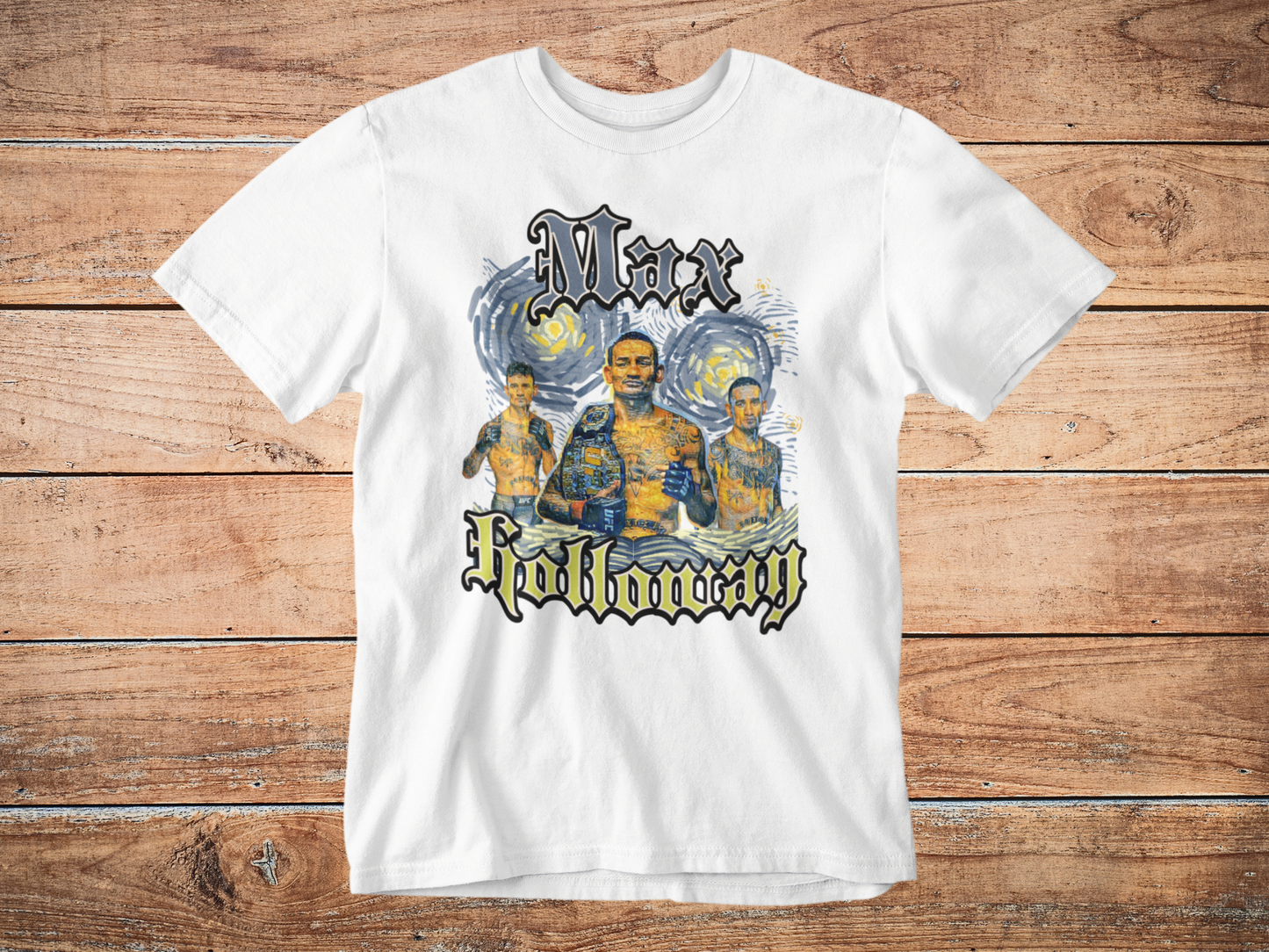 Max Holloway Vintage Graphic Tee Shirt