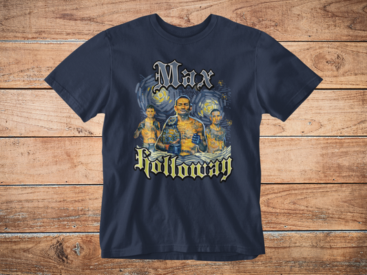 Max Holloway Vintage Graphic Tee Shirt