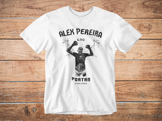 Alex Pereira Graphic Tee Shirt