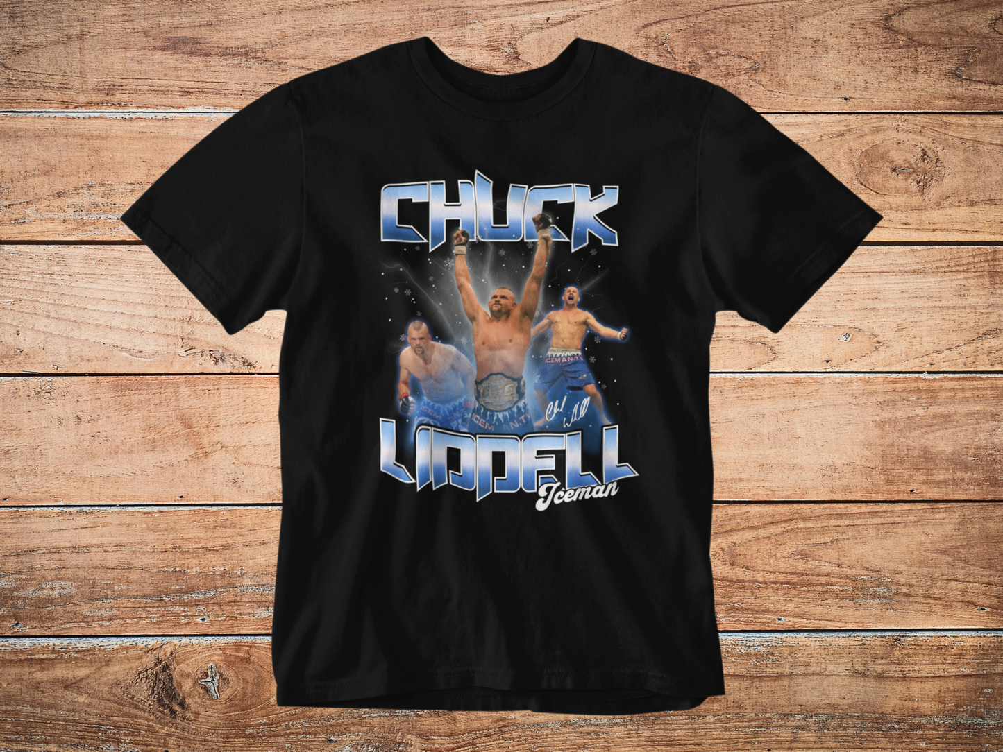 Chuck Liddell Vintage Graphic Tee Shirt