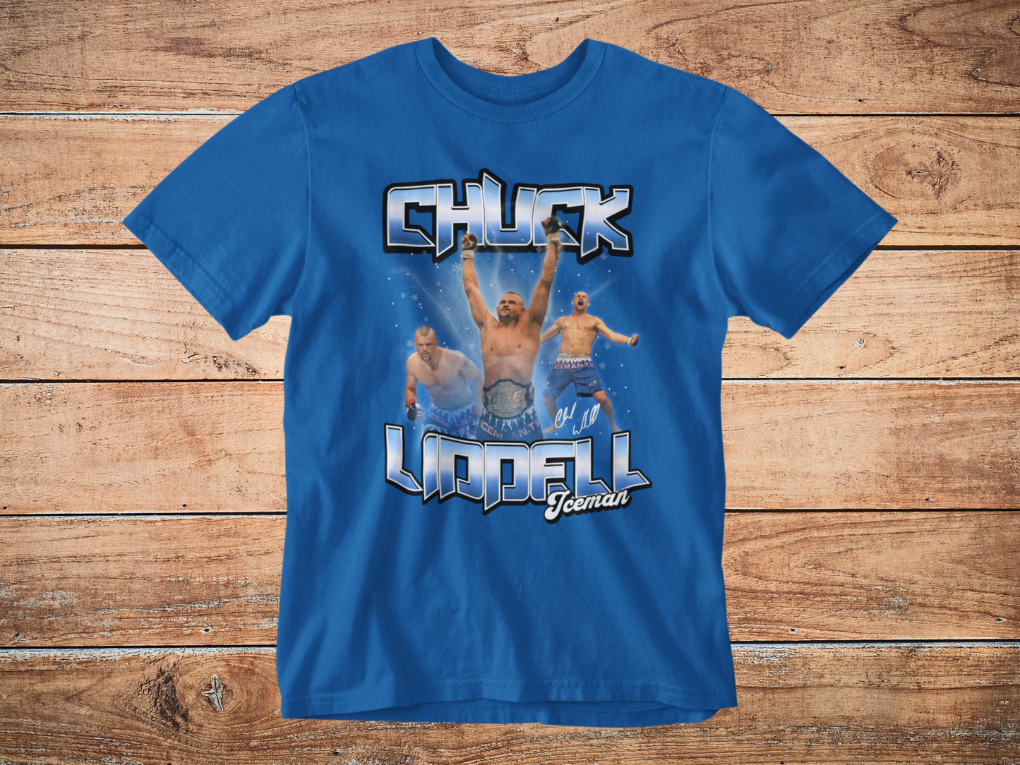 Chuck Liddell Vintage Graphic Tee Shirt