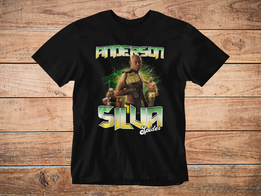 Anderson Silva Vintage Graphic Tee Shirt