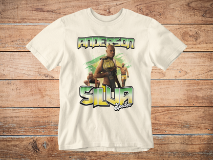 Anderson Silva Vintage Graphic Tee Shirt