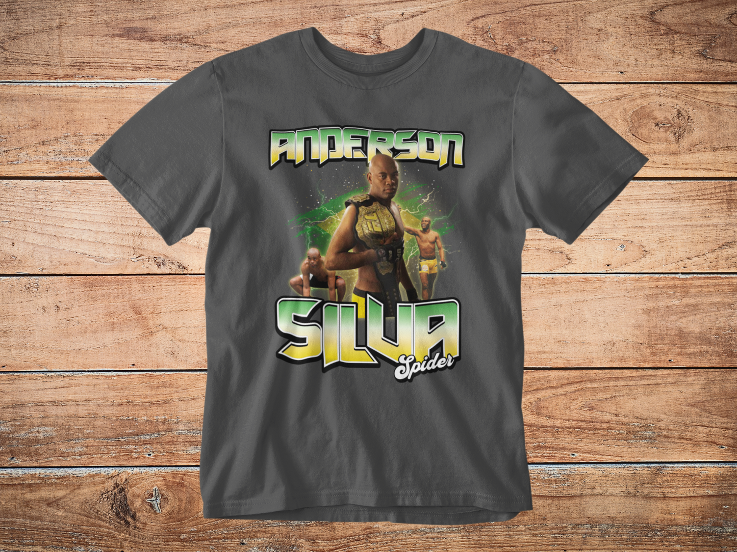 Anderson Silva Vintage Graphic Tee Shirt